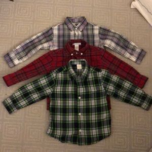 Bundle of 5 boys/toddler button down shirts (lot)